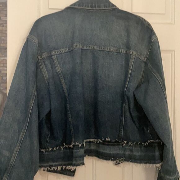 Iconic- Zara Gorgeous lined gingham denim jacket - Picture 9 of 10